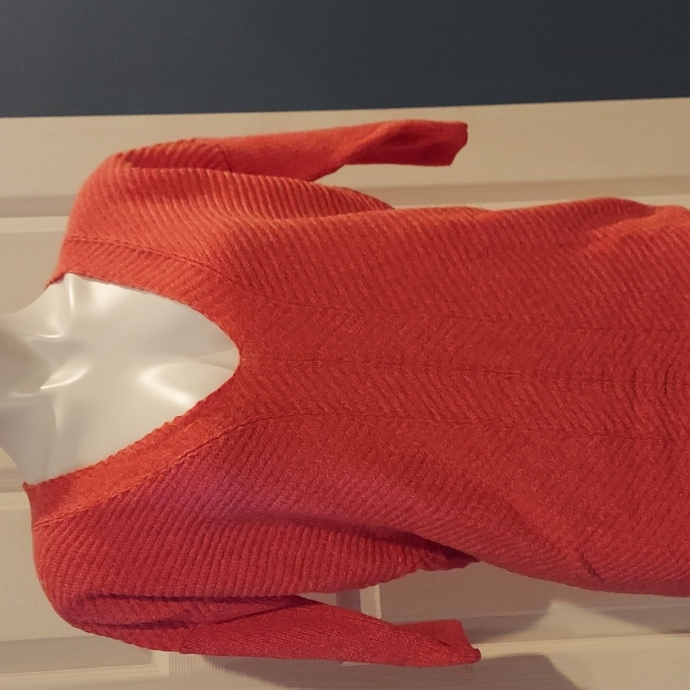 Express Red Oversized Chunky Knit Sweater Small - Picture 6 of 6